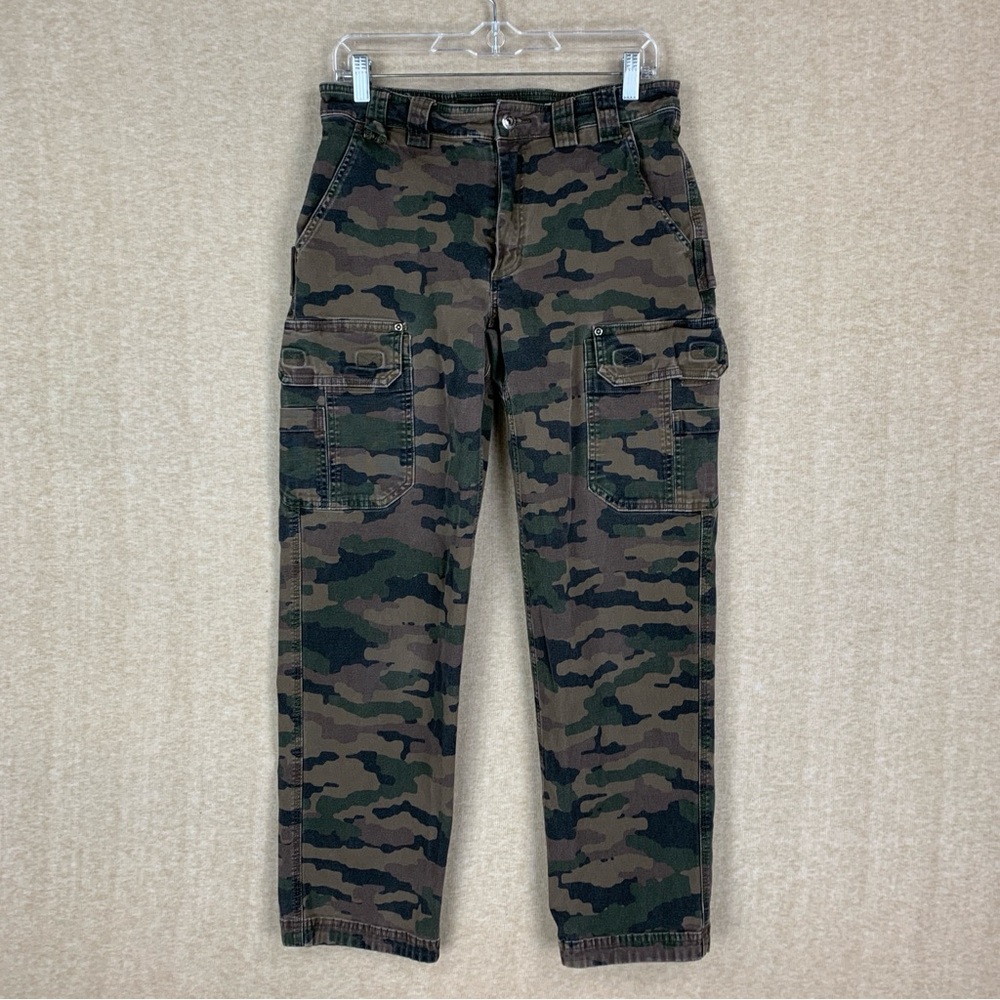 Duluth Pants Mens 32x30 *30x29 Flex Fire Hose Camouflage Camo Cargo Workwear